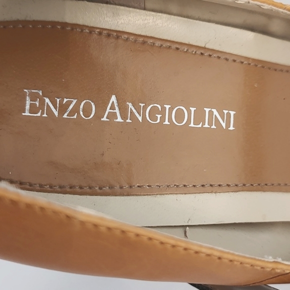 Enzo Angiolini /Womens Mary Janes Heels/ Butter Scotch-Black / Size 7M - Picture 8 of 11